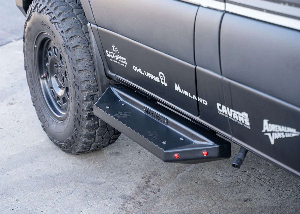 Sprinter/Transit EKKO and Open Trail Side Steps – Short/Flat Version (Fits Driver & Passenger Side)