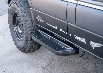 Sprinter/Transit EKKO and Open Trail Side Steps – Short/Flat Version (Fits Driver & Passenger Side)