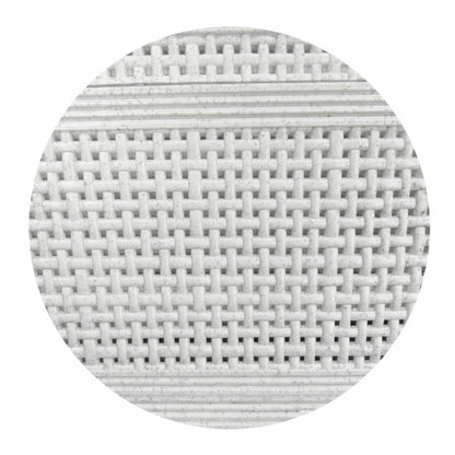 GripTurf cream basket color sample showing close‑up weave texture for RV and van storage.