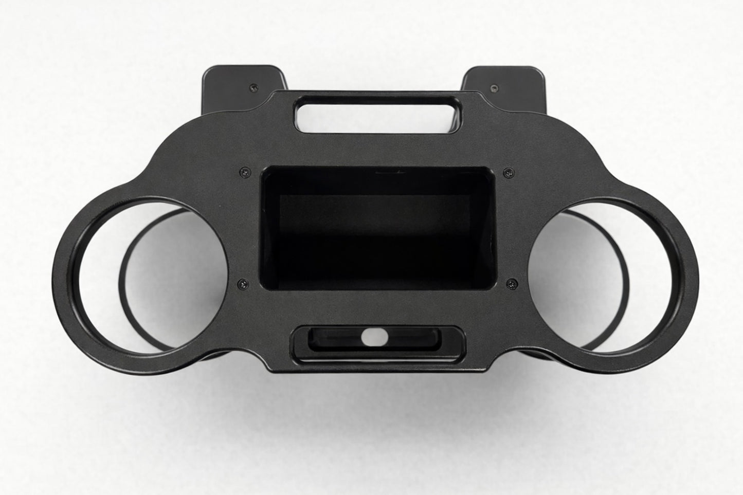 GripTurf Dash Port studio photo for Sprinter EKKO showing dual cup holders and center storage.