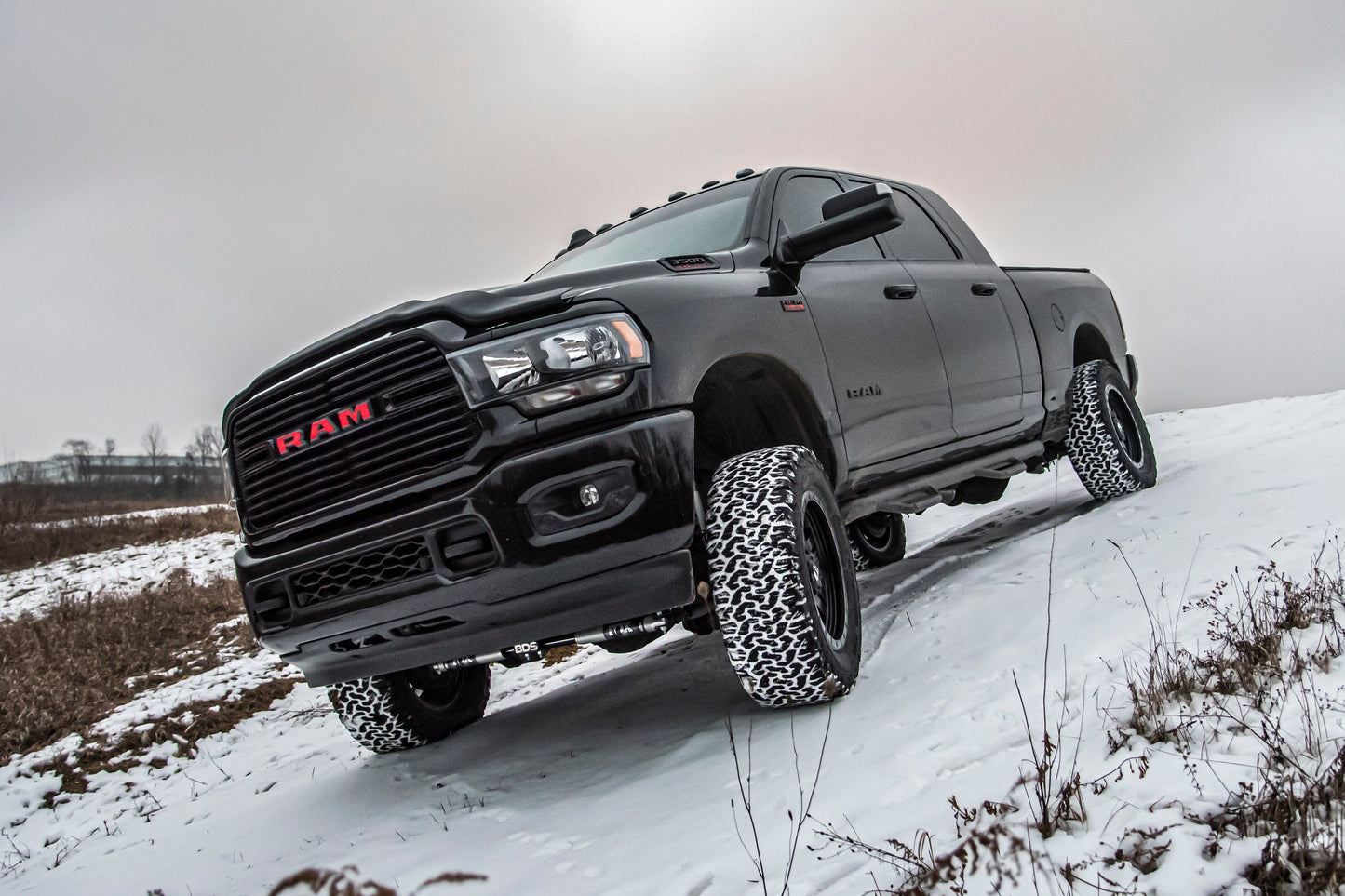 BDS Suspension 4 Inch Radius Arm Suspension Lift Kit Ram 3500 Rear Air Ride 4WD Gas (2019–2024)