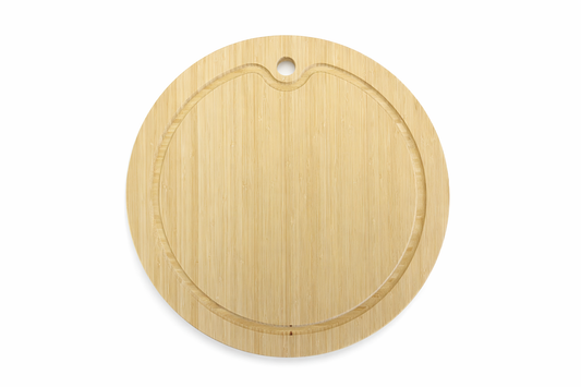 Top-side studio shot of the GripTurf Bamboo Prep Pro cutting board and sink cover.