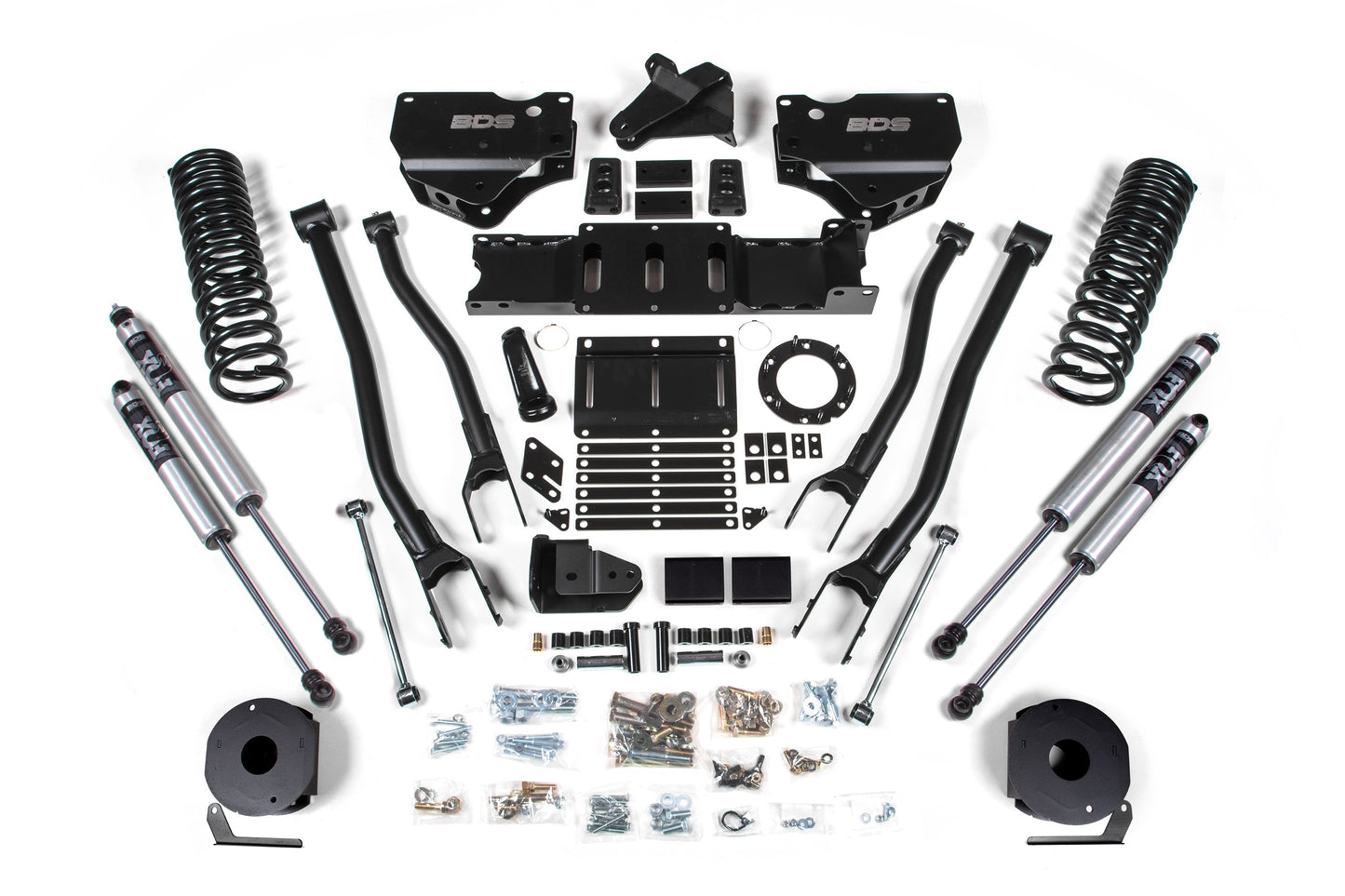 BDS 4 Inch 4-Link Lift Kit Ram 2500 Rear Air Ride Gas 4WD (2019–2024)