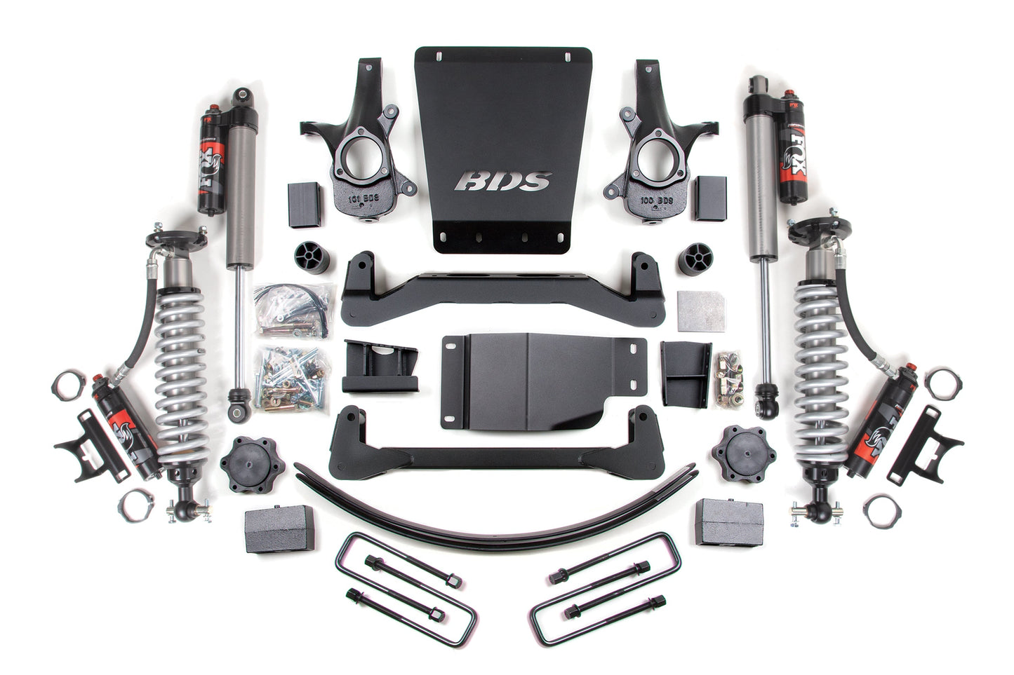 BDS 6 Inch Lift Kit FOX 2.5 Performance Elite Coilover Chevy Silverado/GMC Sierra 1500 4WD (2007–2013)