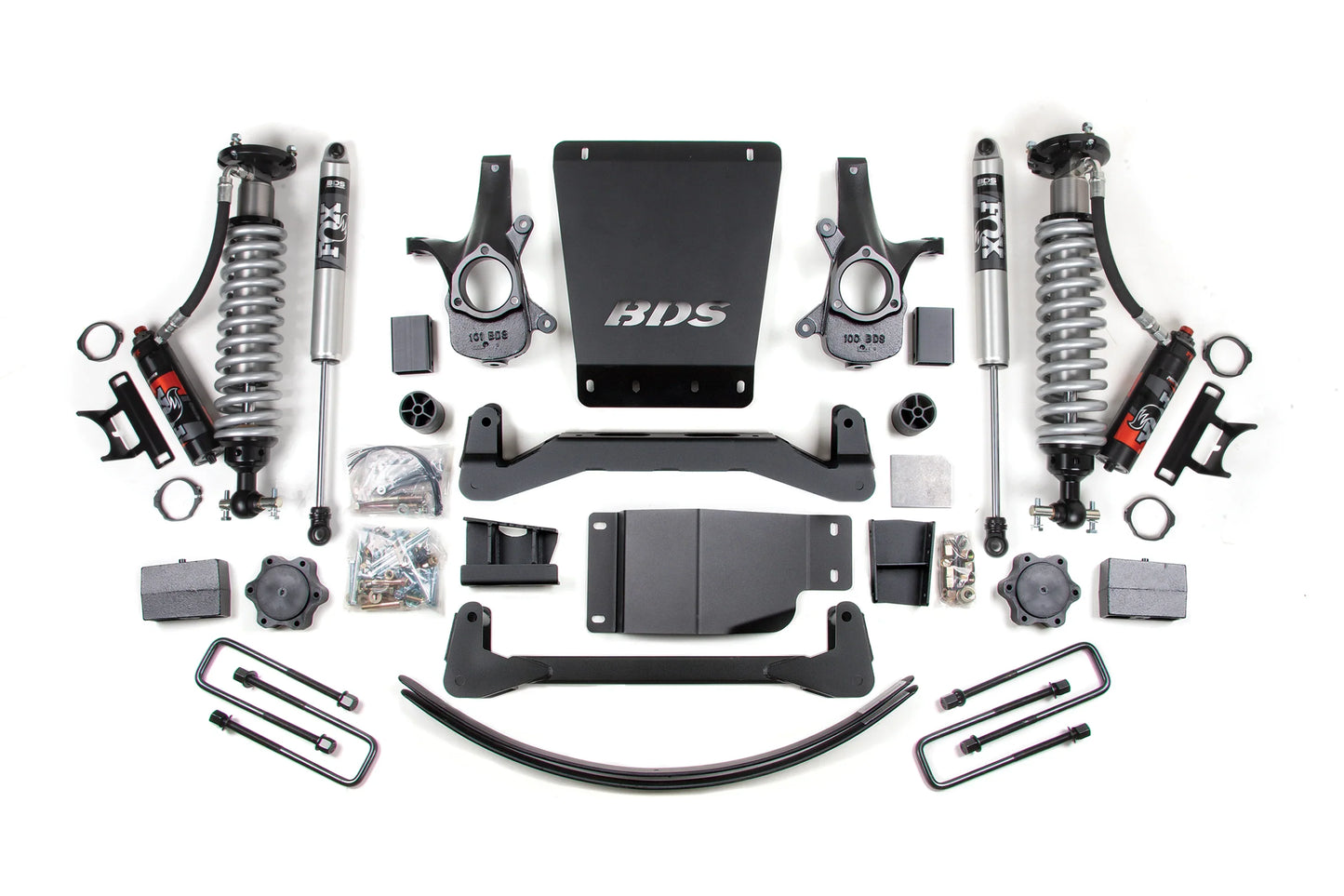 BDS 6 Inch Lift Kit FOX 2.5 Performance Elite Coilover Chevy Silverado/GMC Sierra 1500 4WD (2007–2013)