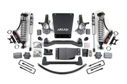 BDS 6 Inch Lift Kit FOX 2.5 Performance Elite Coilover Chevy Silverado/GMC Sierra 1500 4WD (2007–2013)