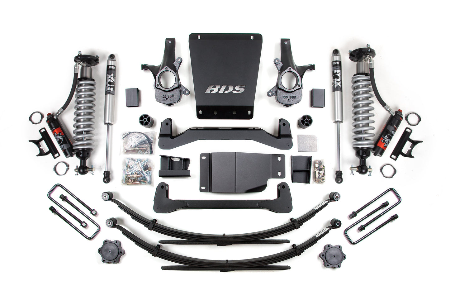 BDS 6 Inch Lift Kit FOX 2.5 Performance Elite Coilover Chevy Silverado/GMC Sierra 1500 4WD (2007–2013)