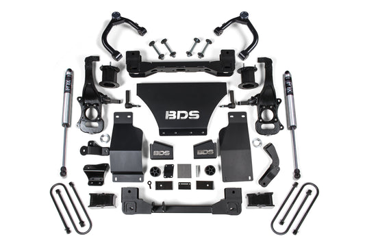 BDS 4 Inch Lift Kit Chevy Silverado 1500 & GMC Sierra 1500 4WD (2025-2026)