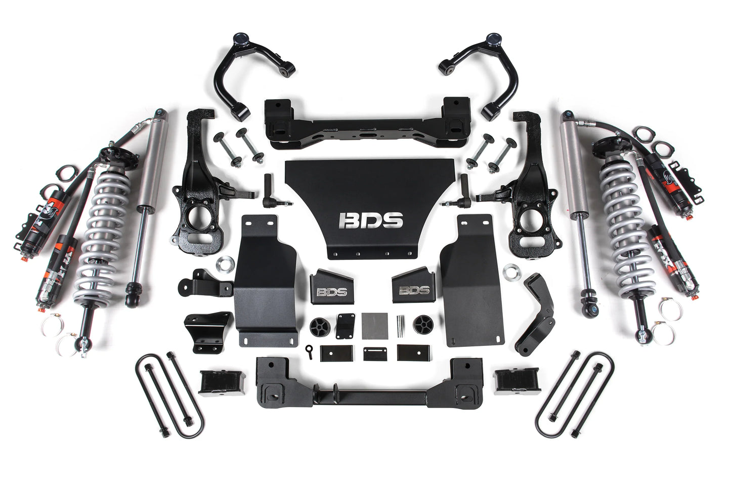 BDS Suspension FOX 2.5 Performance Elite 4 Inch Coilover Lift Kit Chevy Silverado GMC Sierra 1500 4WD Gas (2025-2026)