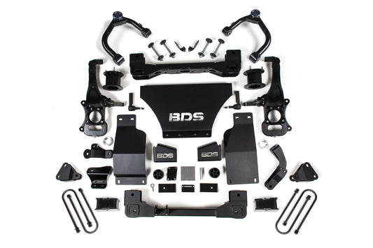 BDS Suspension 4 Inch Lift Kit Adaptive Ride Control Chevy Silverado GMC Sierra 1500 Denali High Country 4WD Gas (2025-2026)