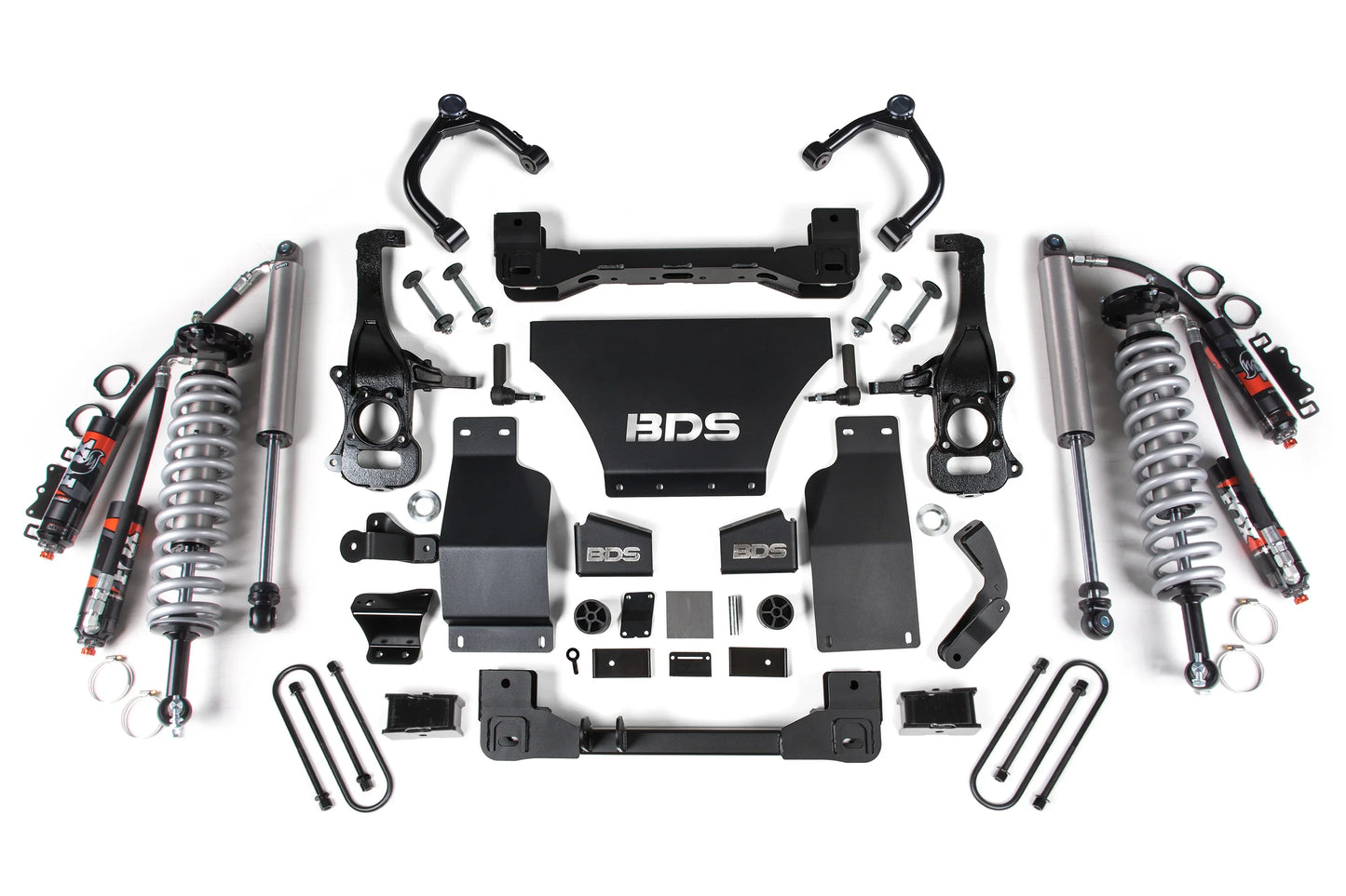 BDS 2.5 Inch Lift Kit FOX 2.5 Performance Elite Coilovers Chevy Trail Boss GMC AT4 1500 Gas 4WD (2025–2026)