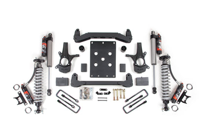 BDS 4 Inch Lift Kit FOX 2.5 Performance Elite Coilover for Chevy Silverado 1500 or GMC Sierra 1500 2WD (2007–2013)