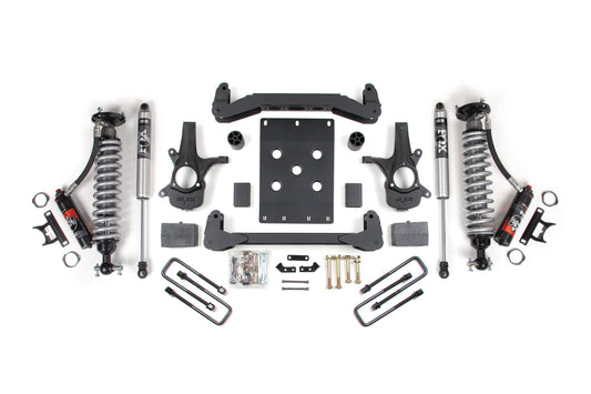 BDS 4 Inch Lift Kit FOX 2.5 Performance Elite Coilover for Chevy Silverado 1500 or GMC Sierra 1500 2WD (2007–2013)