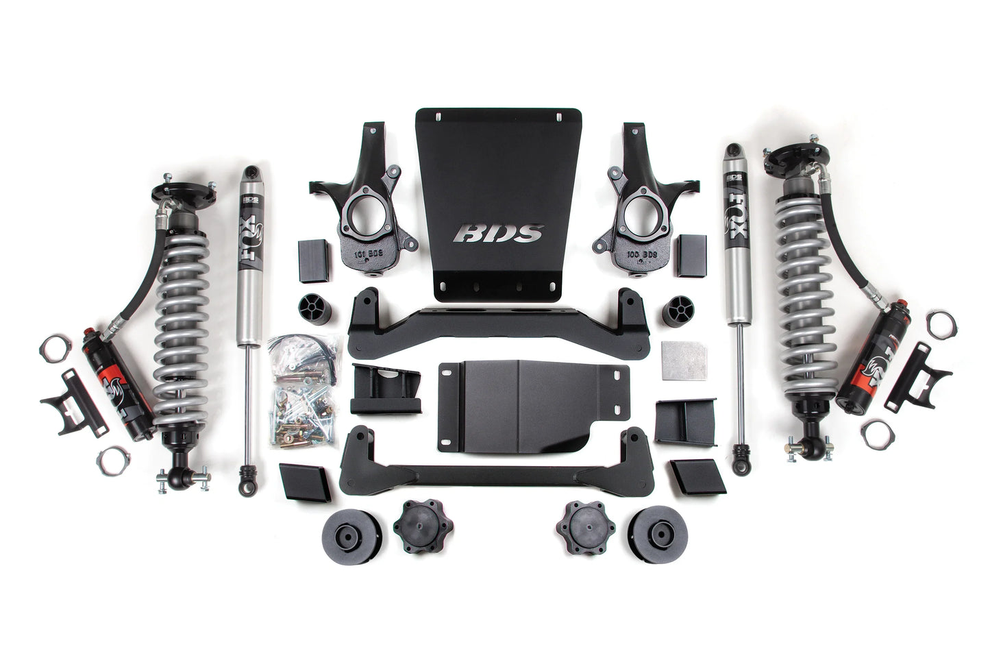 BDS 4 Inch Lift Kit FOX 2.5 Performance Elite GM Avalanche Tahoe Suburban Yukon 1500 4WD (2007–2014)
