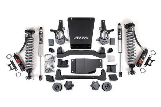 BDS 4 Inch Lift Kit FOX 2.5 Performance Elite GM Avalanche Tahoe Suburban Yukon 1500 4WD (2007–2014)