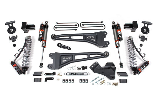 BDS 5 Inch Radius Arm Lift Kit w/ FOX 2.5 Performance Elite Coilovers Ford F-250 & F-350 Super Duty 4WD Diesel (2023–2026)