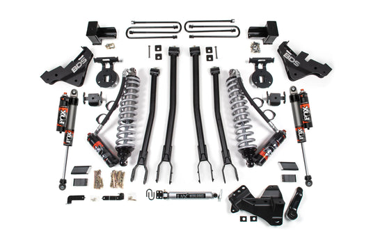 BDS Suspension FOX Performance Elite 5 Inch 4-Link Coilover Lift Kit Ford F350 Super Duty DRW 4WD Diesel (2023-2026)