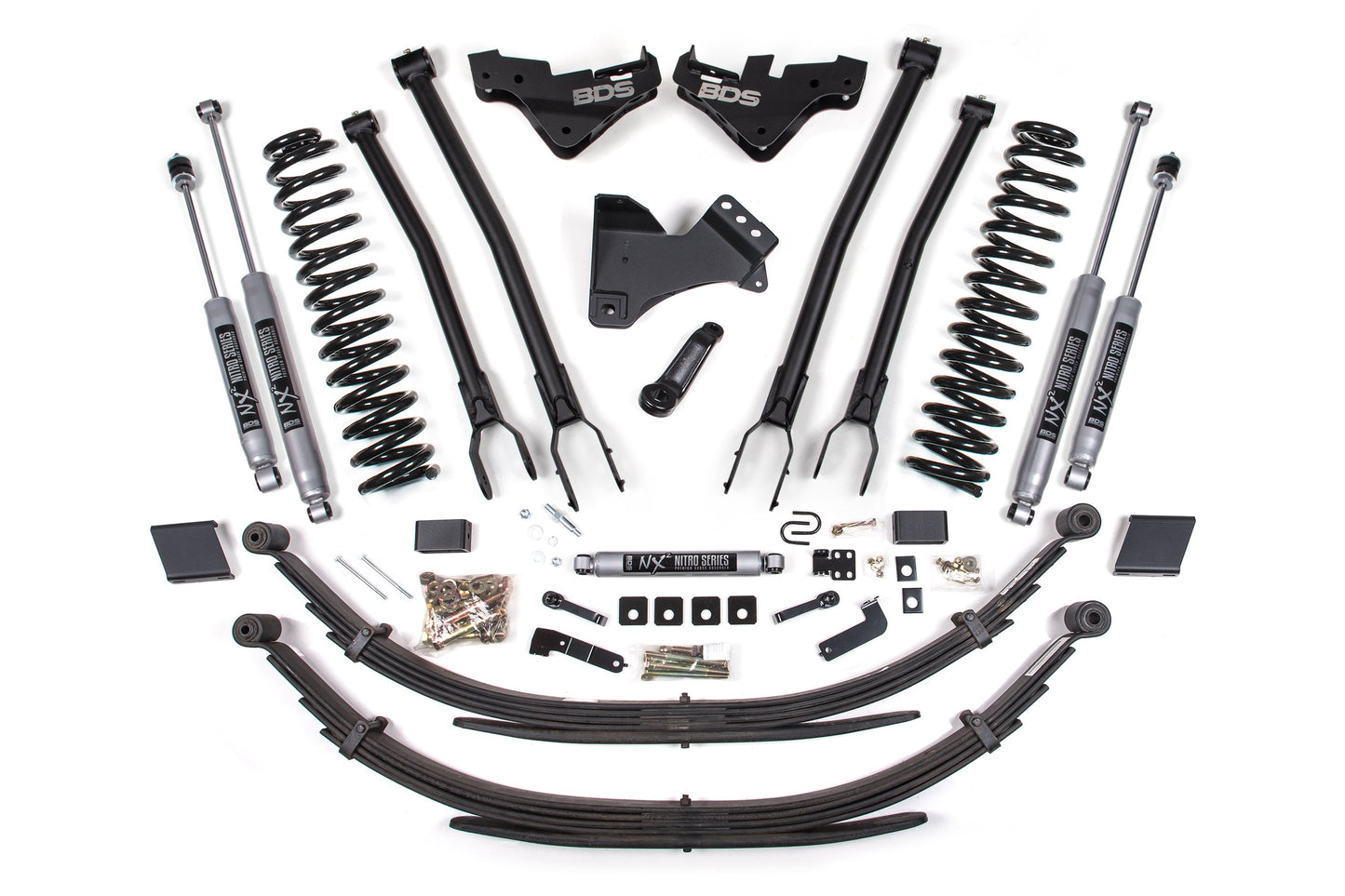 BDS 5 Inch  4-Link Lift Kit Ford F250 & F350 Gas 4WD (2023-2026)