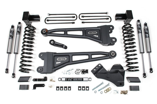 BDS 5 Inch Radius Arm Lift Kit FOX 2.5 Performance Elite for Ford F350 Super Duty DRW Diesel 4WD (2023–2026)