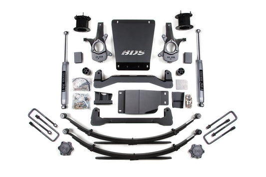 BDS 4.5 Inch Lift Kit NX2 Nitro Series for Chevy Silverado 1500 4WD (2007–2013) GMC Sierra 1500 4WD (2007–2013)