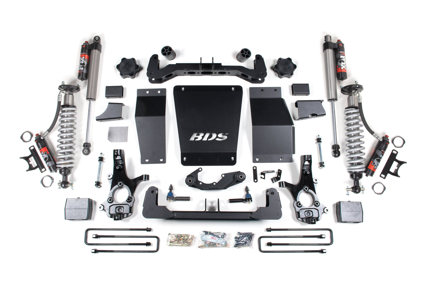 BDS 6 Inch Lift Kit FOX 2.5 Performance Elite Coilover Chevy Silverado GMC Sierra 1500 4WD (2014–2018)