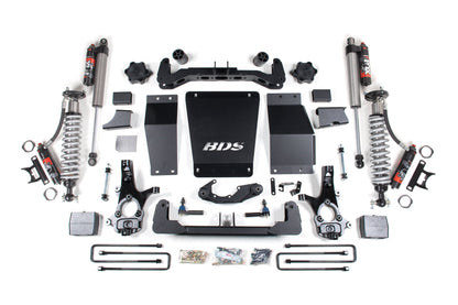 BDS 6 Inch Lift Kit FOX 2.5 Performance Elite Coilover Chevy Silverado GMC Sierra 1500 4WD (2014–2018)