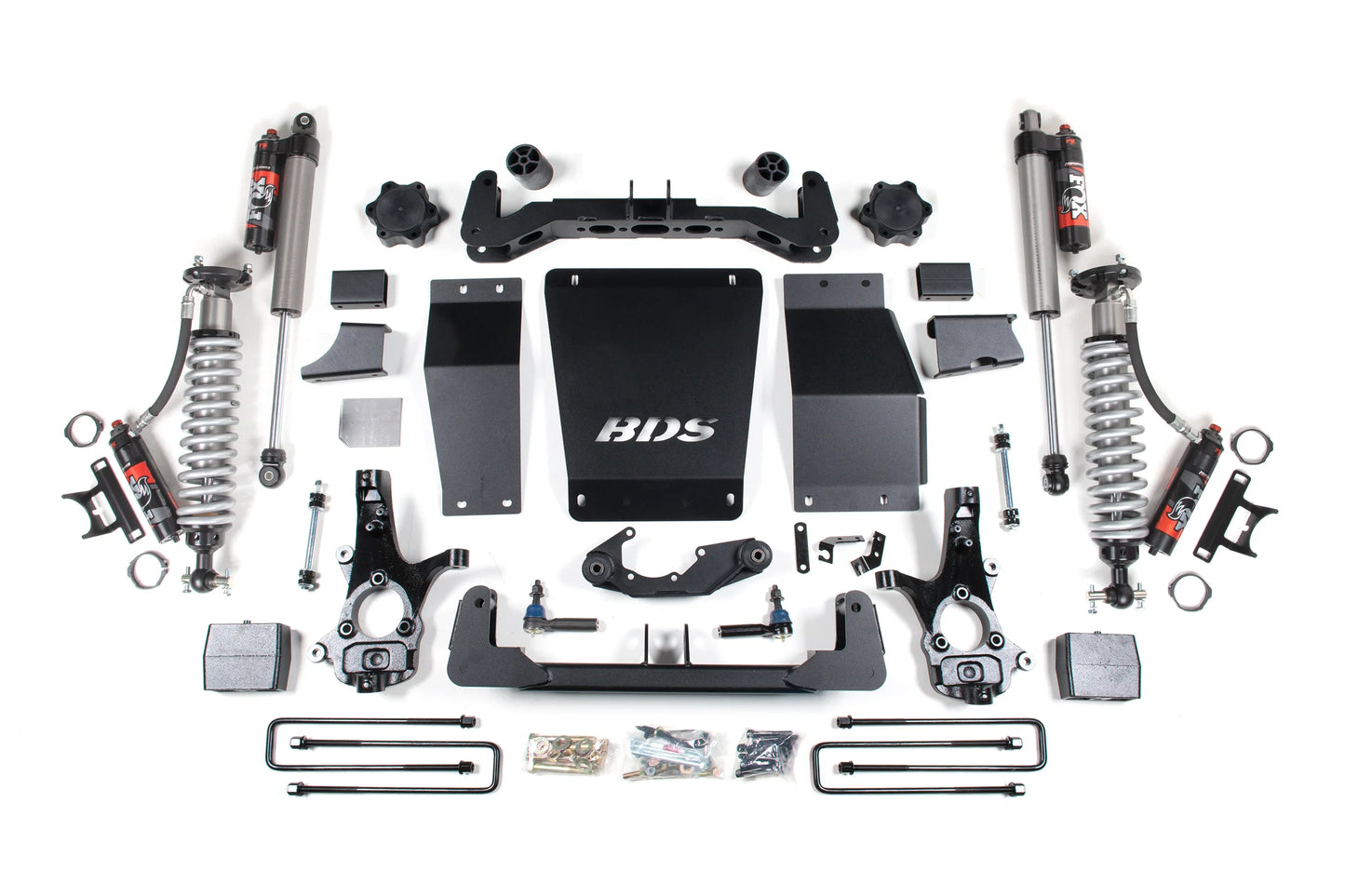 BDS 6 Inch Lift Kit FOX 2.5 Performance Elite Coilover Chevy Silverado GMC Sierra 1500 4WD (2014–2018)