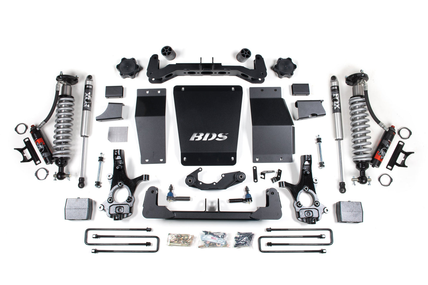 BDS 6 Inch Lift Kit FOX 2.5 Performance Elite Coilover Chevy Silverado GMC Sierra 1500 4WD (2014–2018)