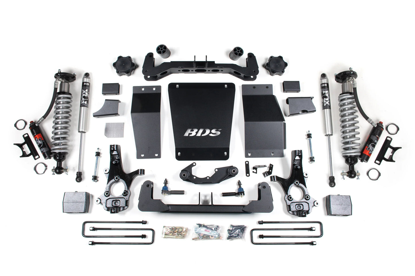 BDS 6 Inch Lift Kit FOX 2.5 Performance Elite Coilover Chevy Silverado GMC Sierra 1500 4WD (2014–2018)