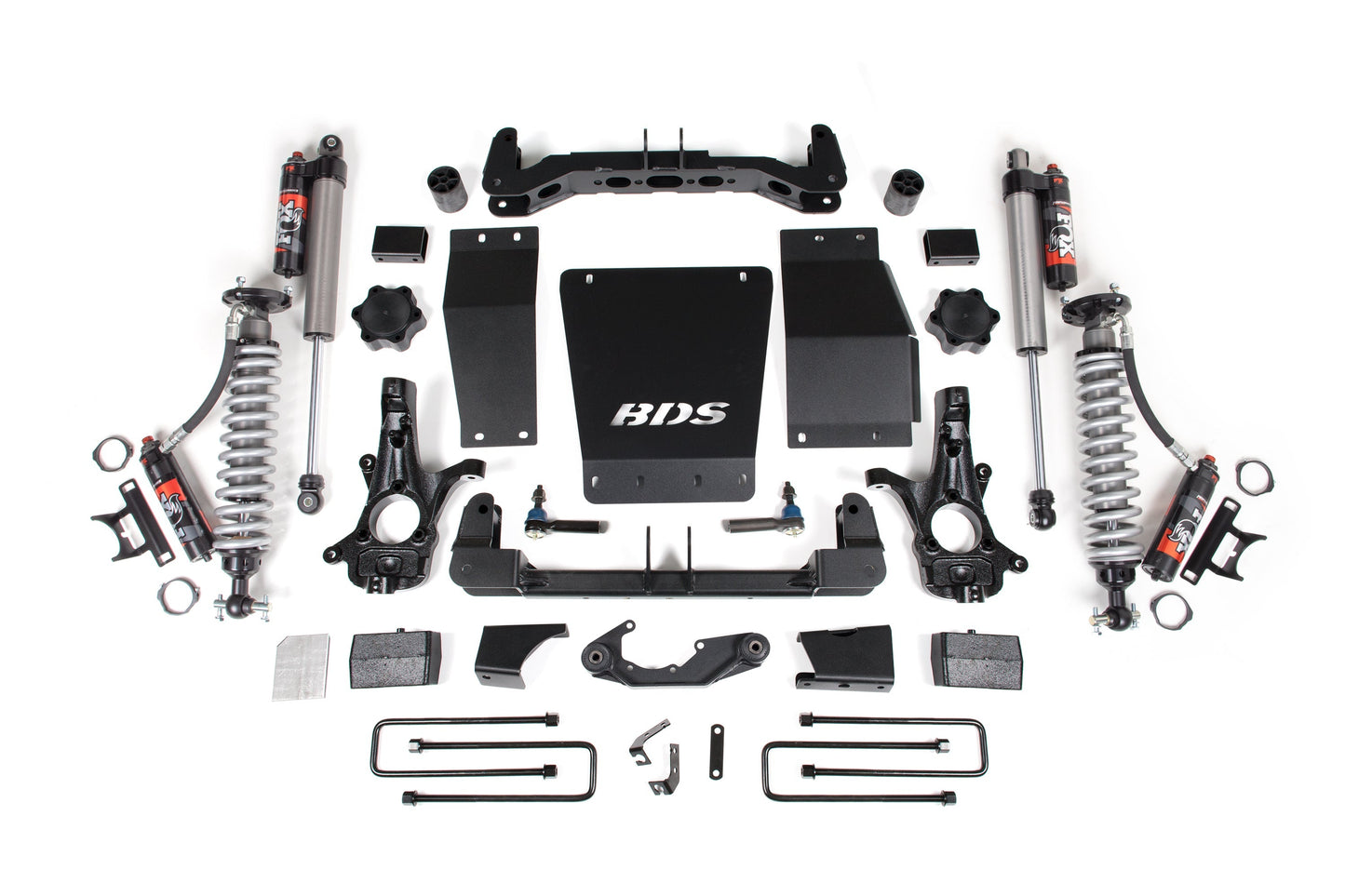 BDS 4 Inch Lift Kit FOX 2.5 Performance Elite Coilover for Chevy Silverado 1500 4WD (2014–2018) GMC Sierra 1500 4WD (2014–2018)