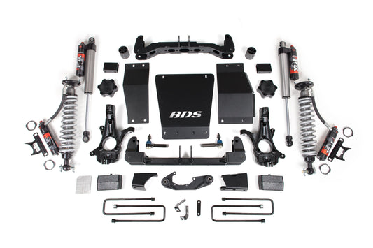 BDS 4 Inch Lift Kit FOX 2.5 Performance Elite Coilover for Chevy Silverado 1500 4WD (2014–2018) GMC Sierra 1500 4WD (2014–2018)