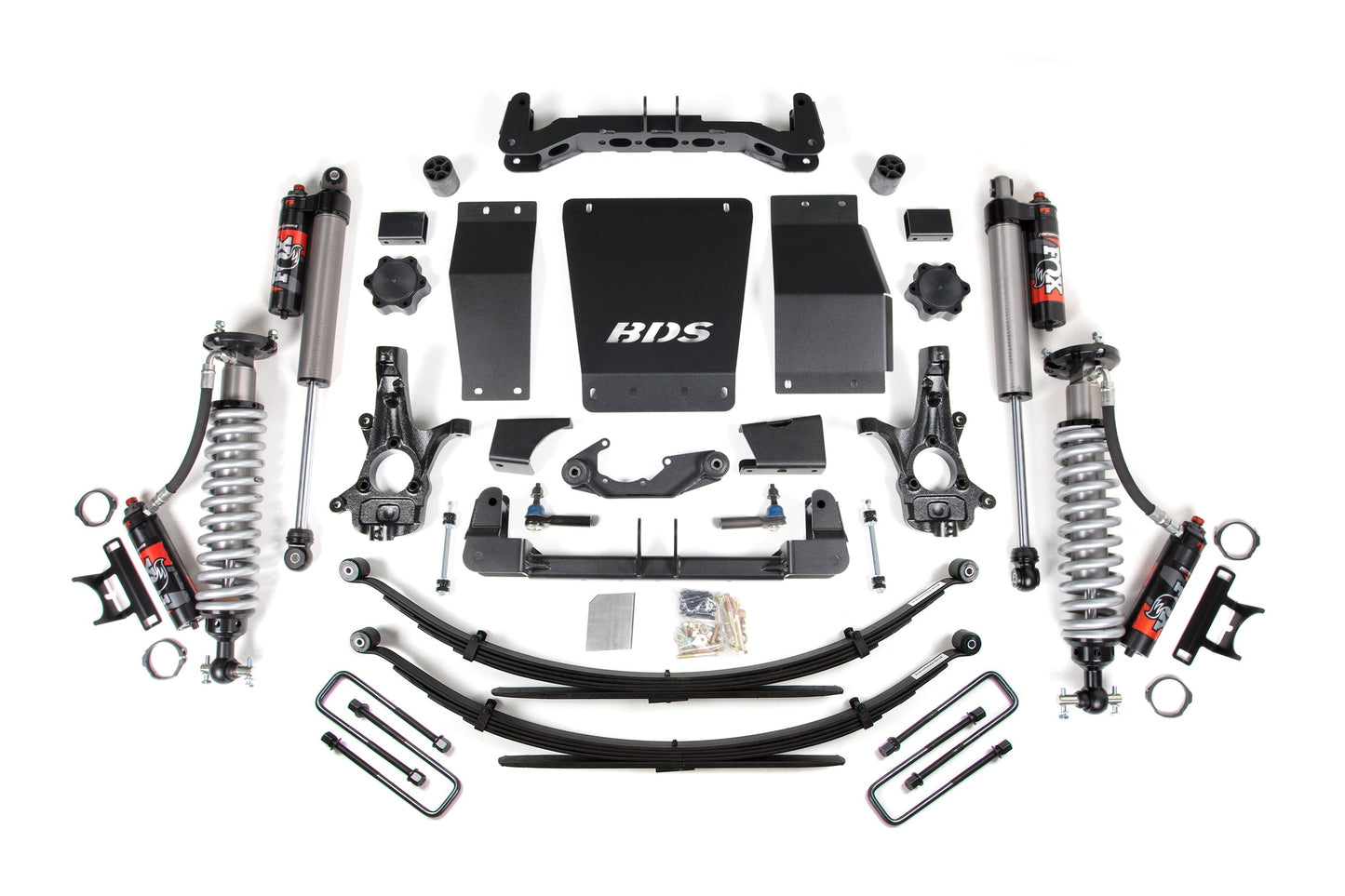 BDS 6 Inch Lift Kit FOX 2.5 Performance Elite Coilover Chevy Silverado GMC Sierra 1500 4WD (2014–2018)