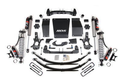BDS 6 Inch Lift Kit FOX 2.5 Performance Elite Coilover Chevy Silverado GMC Sierra 1500 4WD (2014–2018)