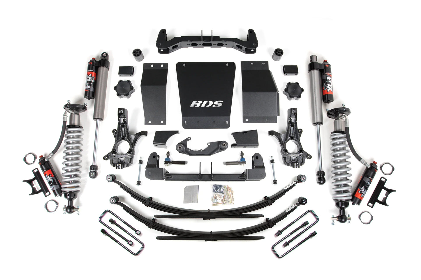BDS 6 Inch Lift Kit FOX 2.5 Performance Elite Coilover Chevy Silverado GMC Sierra 1500 4WD (2014–2018)
