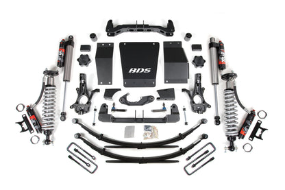 BDS 6 Inch Lift Kit FOX 2.5 Performance Elite Coilover Chevy Silverado GMC Sierra 1500 4WD (2014–2018)