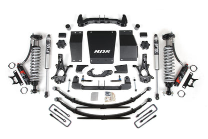 BDS 6 Inch Lift Kit FOX 2.5 Performance Elite Coilover Chevy Silverado GMC Sierra 1500 4WD (2014–2018)