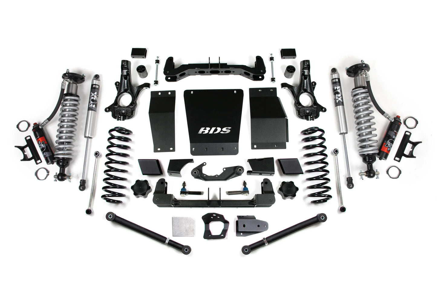 BDS 6 Inch Lift Kit FOX 2.5 Performance Elite Coilover Chevy Suburban Tahoe GMC Yukon Yukon XL 1500 4WD (2015–2019)
