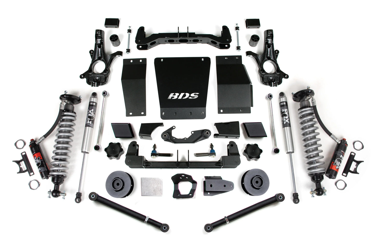 BDS 4 Inch Lift Kit FOX 2.5 Performance Elite Coilover for Chevy Suburban, Tahoe & GMC Yukon/Yukon XL 1500 4WD (2015–2019)