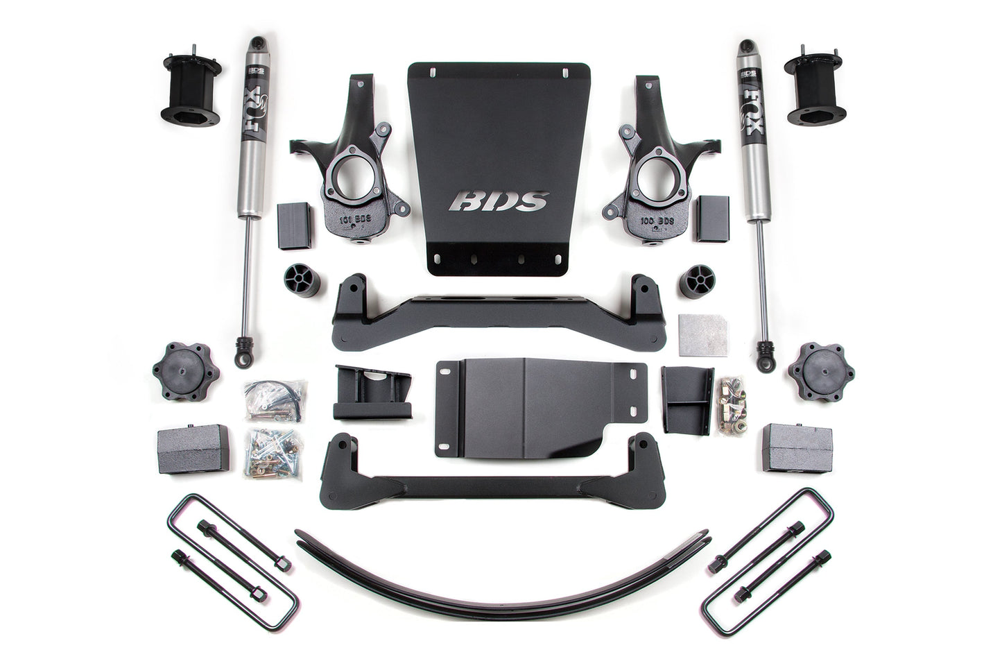 BDS 6 Inch Suspension Lift Kit Chevy Silverado 1500 & GMC Sierra 1500 4WD (2007–2013)