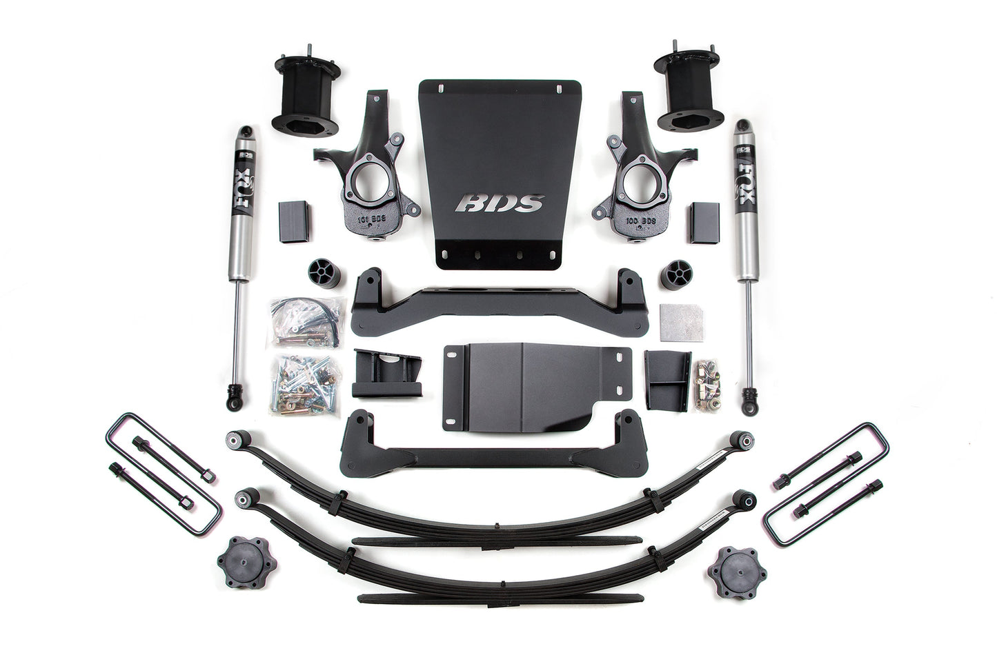 BDS 6 Inch Suspension Lift Kit Chevy Silverado 1500 & GMC Sierra 1500 4WD (2007–2013)