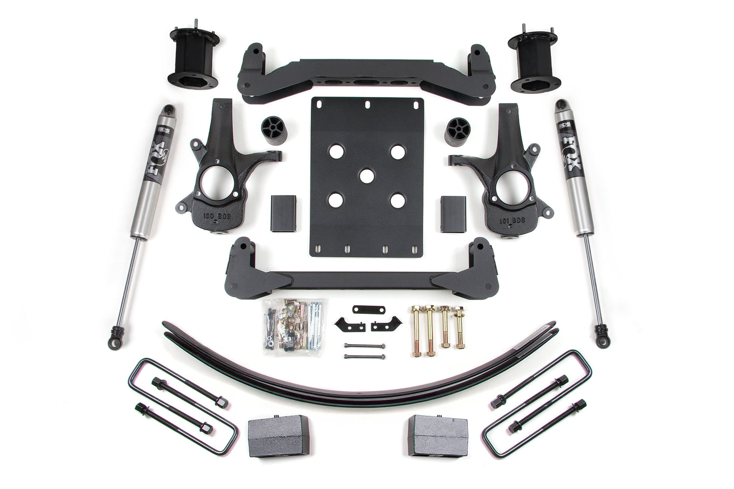 BDS 6 Inch Suspension Lift Kit Chevy Silverado 1500 & GMC Sierra 1500 2WD (2007–2013)