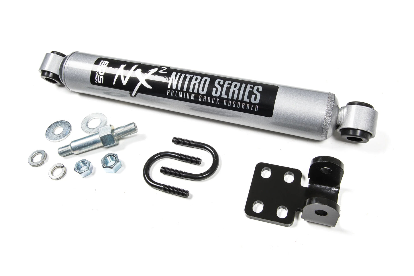 BDS Suspension NX2 Steering Stabilizer Shock Ford F250 F350 Super Duty 4WD (2017–2026)