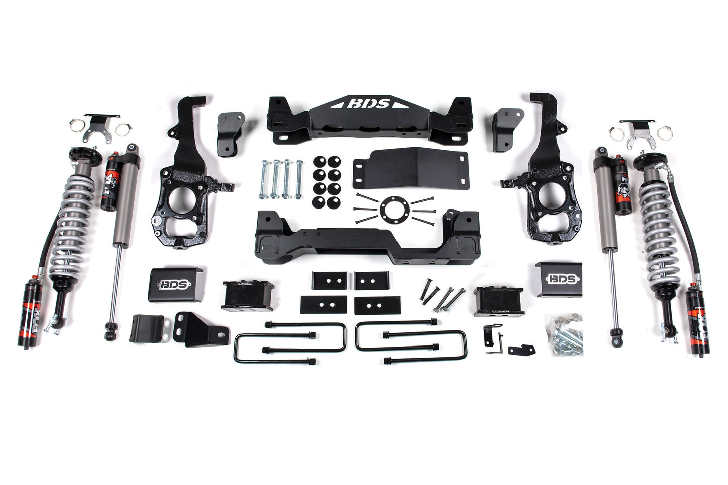 BDS 4 Inch Suspension Lift Kit w/ FOX 2.5 Performance Elite Coil-Overs Ford F-150 4WD (2021–2026)