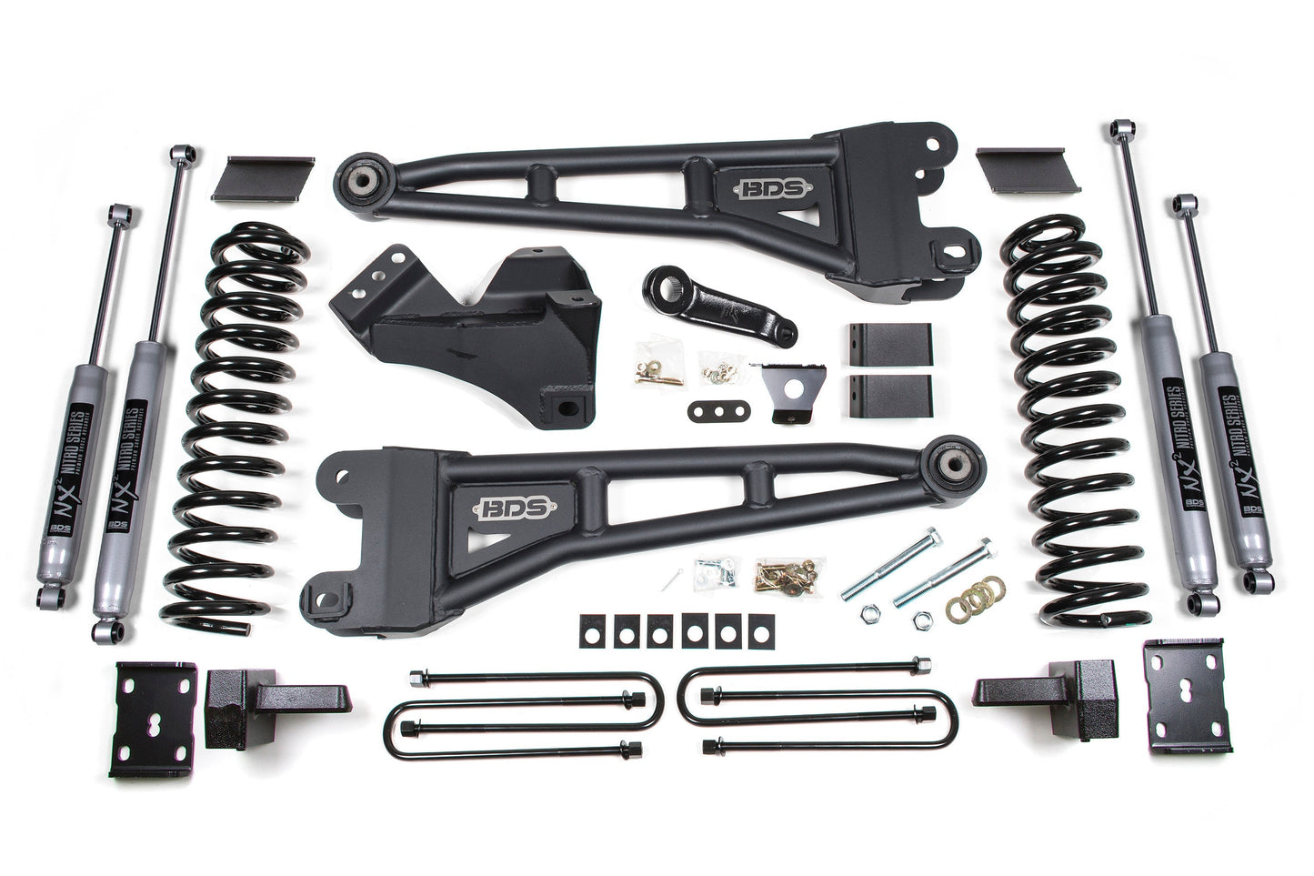 BDS 4 Inch Radius Arm Lift Kit Ford F250/F350 Super Duty Gas 4WD (2011–2016)