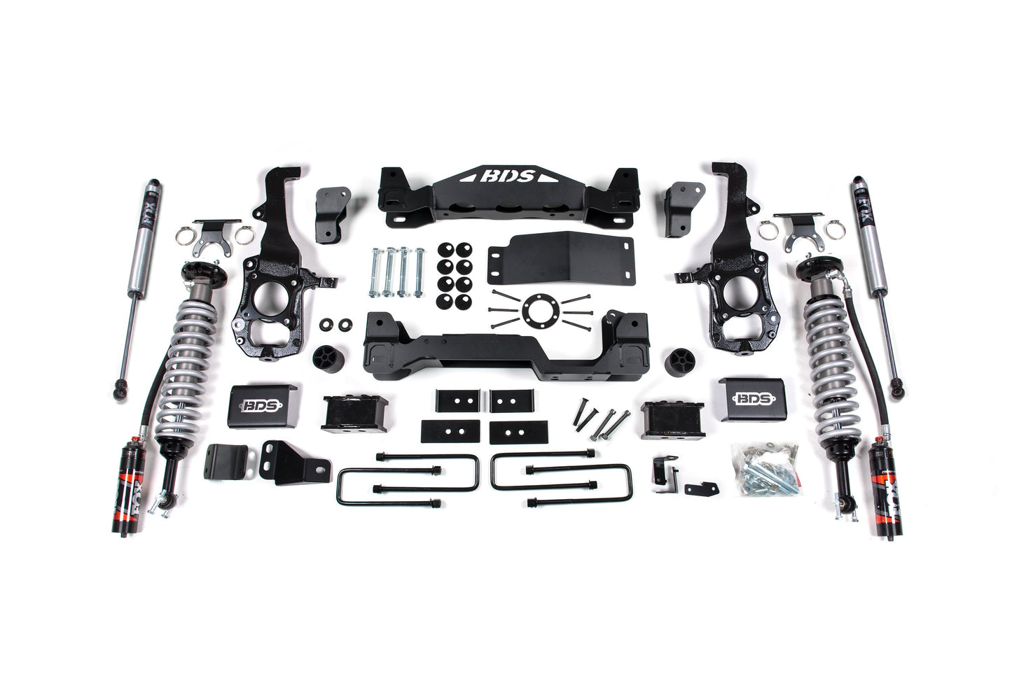 BDS 4 Inch Suspension Lift Kit w/ FOX 2.5 Performance Elite Coil-Overs Ford F-150 4WD (2021–2026)