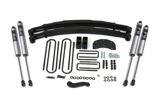 BDS Suspension 4 Inch Lift Kit w/ FOX 2.0 Shocks Ford F350 Monobeam 4WD (1980–1996)