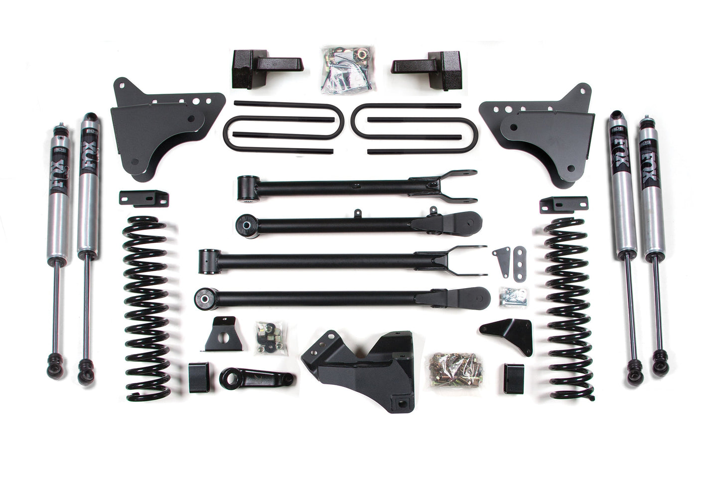 BDS Suspension 6 Inch 4-Link Lift Kit Ford F250 F350 Super Duty 4WD Diesel (2005-2007)