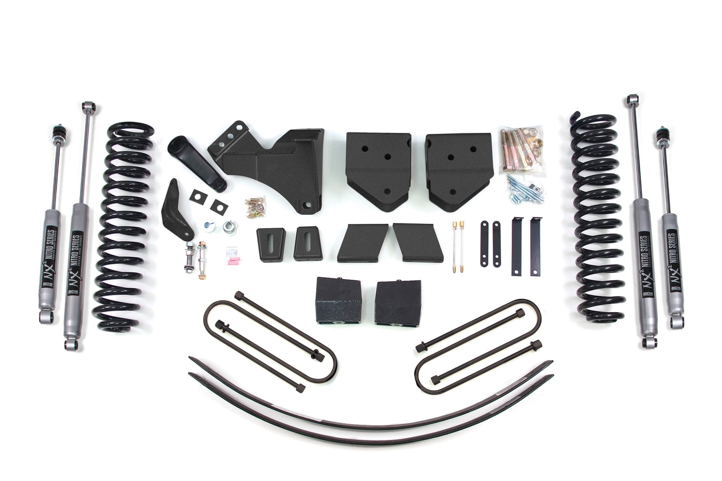 BDS Suspension FOX 2.0 6 Inch Lift Kit Ford F250 F350 Super Duty 4WD Diesel (2005-2007)