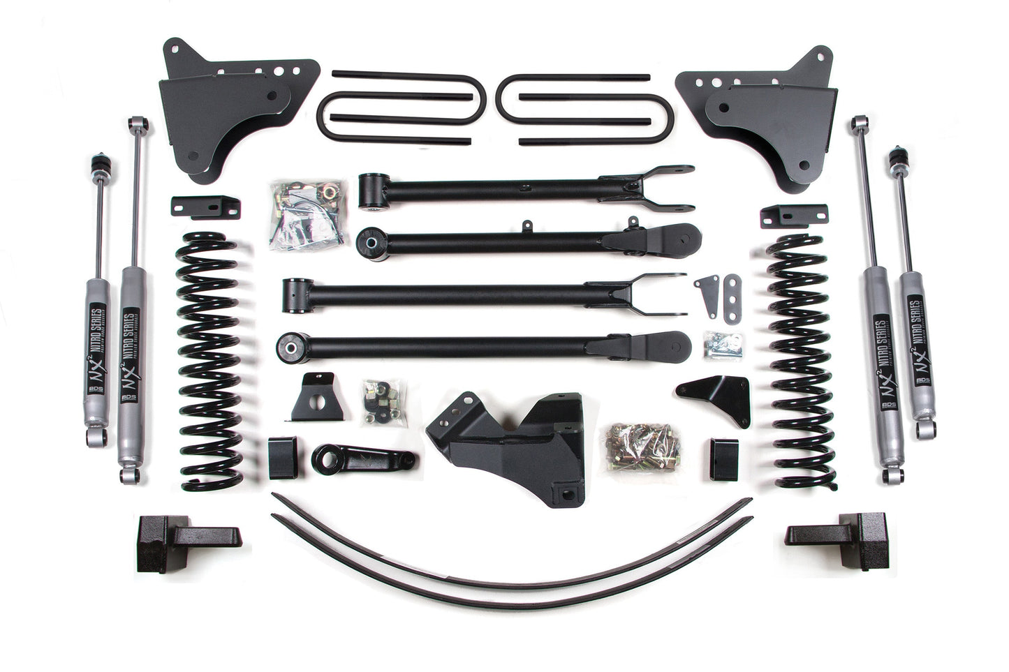 BDS Suspension 6 Inch Lift Kit Ford F250 F350 Super Duty 4WD Gas (2005-2007)