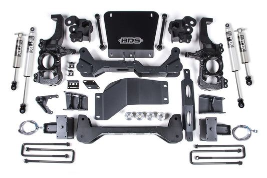 BDS 6.5 Inch Lift Kit FOX 2.5 HTO Performance Series Chevy Silverado GMC Sierra 2500HD 3500HD 4WD (2020–2026)